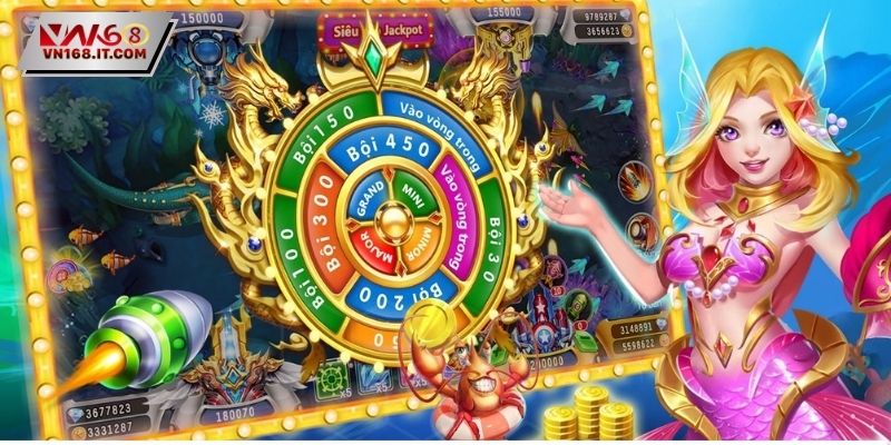 Bắn Cá Nhân Ngư - Thám Hiểm Đáy Biển Cổ Tích Thần Thoại - vabet